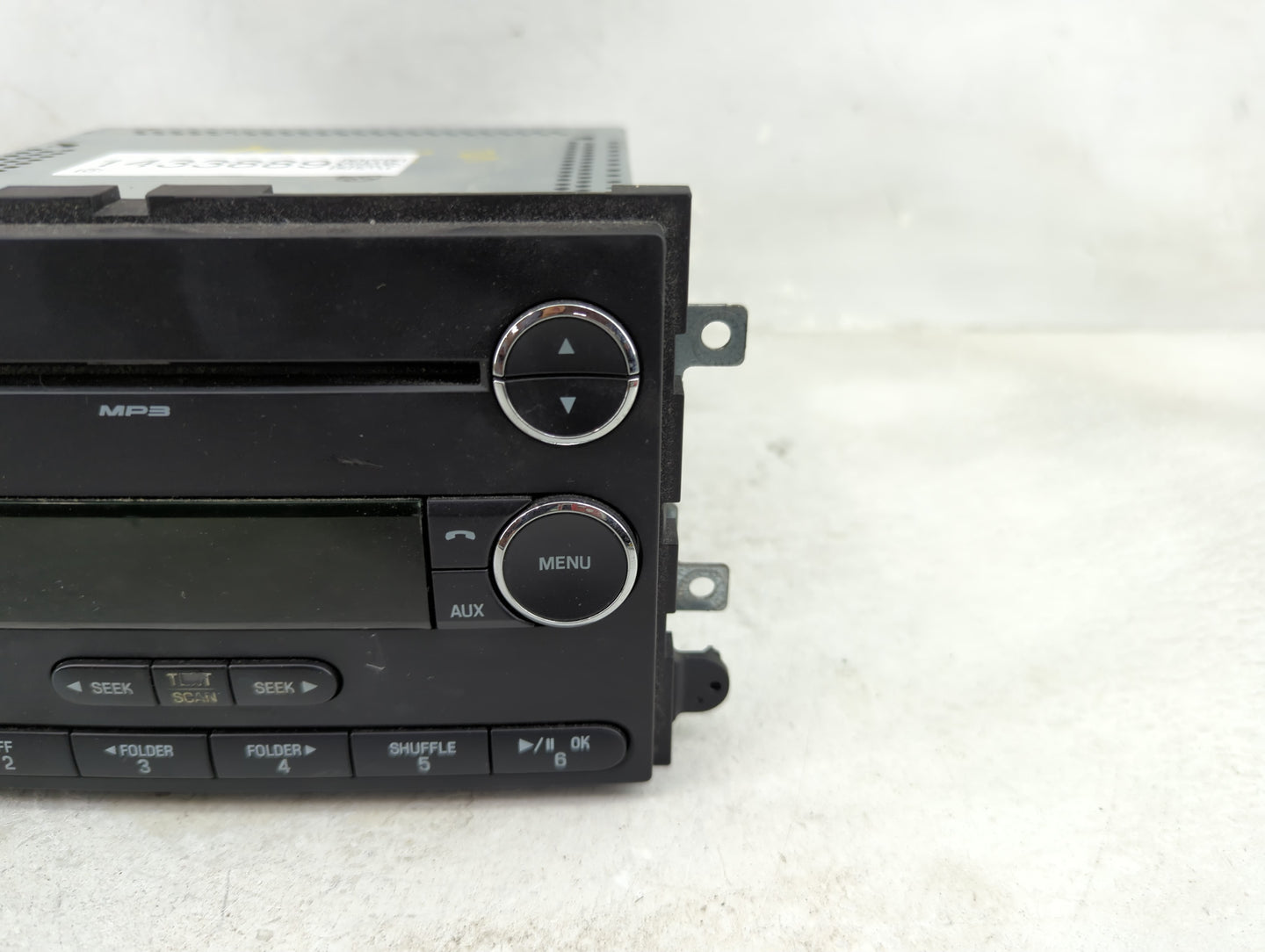 2008-2009 Ford Explorer Radio AM FM Cd Player Receiver Replacement P/N:8L2T-18C869-AG Fits Fits 2008 2009 OEM Used Auto Part