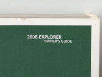 2008 Ford Explorer Owners Manual Book Guide P/N:8L2J 19A321 LA OEM Used Auto Parts - Oemusedautoparts1.com