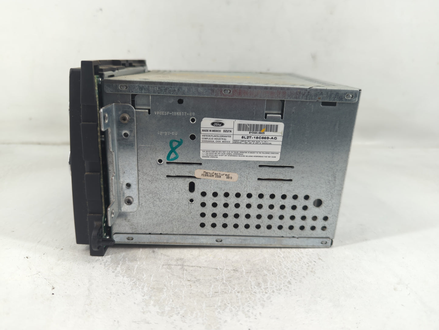 2008 Ford Explorer Radio AM FM Cd Player Receiver Replacement P/N:8L2T-18C869-AG Fits OEM Used Auto Parts - Oemusedautoparts