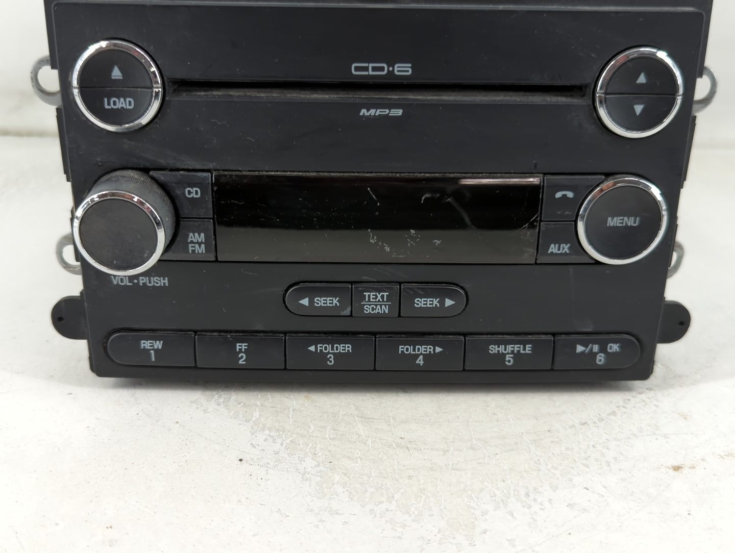 2008-2009 Ford Explorer Radio AM FM Cd Player Receiver Replacement P/N:8G1T 18C815 GB Fits Fits 2008 2009 OEM Used Auto Part