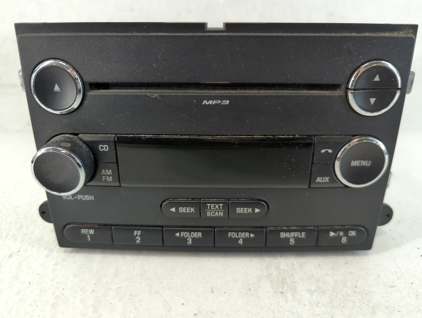 2007-2008 Ford F-150 Radio AM FM Cd Player Receiver Replacement P/N:8L3T-18C869-AF Fits Fits 2007 2008 OEM Used Auto Parts -