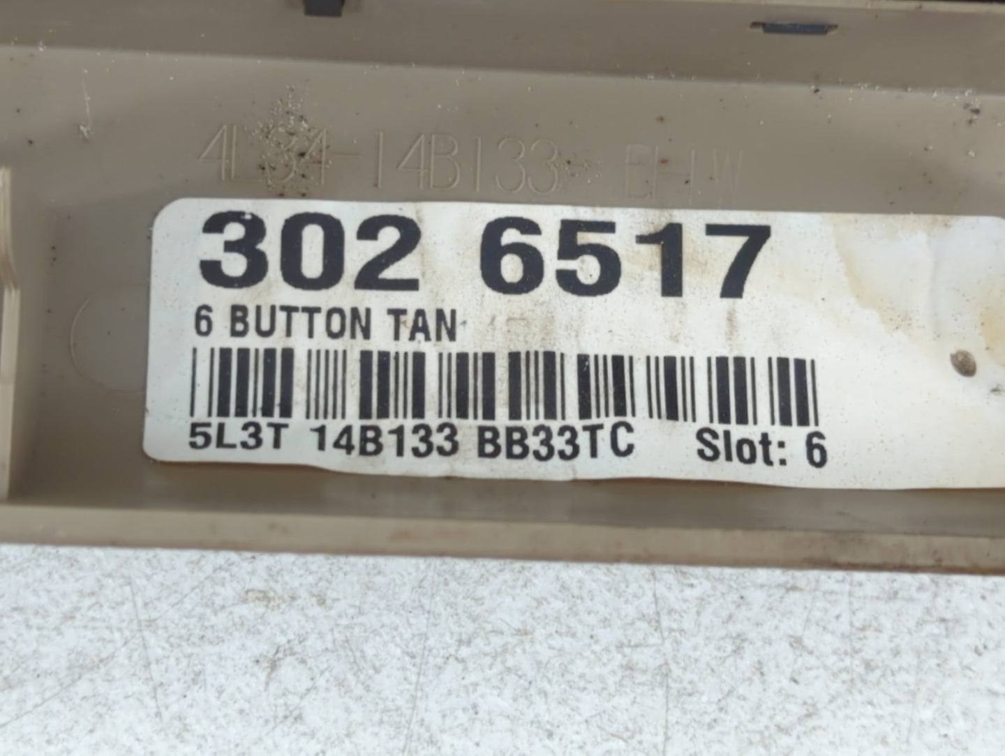 2004-2008 Ford F-150 Master Power Window Switch Replacement Driver Side Left P/N:5L3T 14B133 BB Fits OEM Used Auto Parts - O