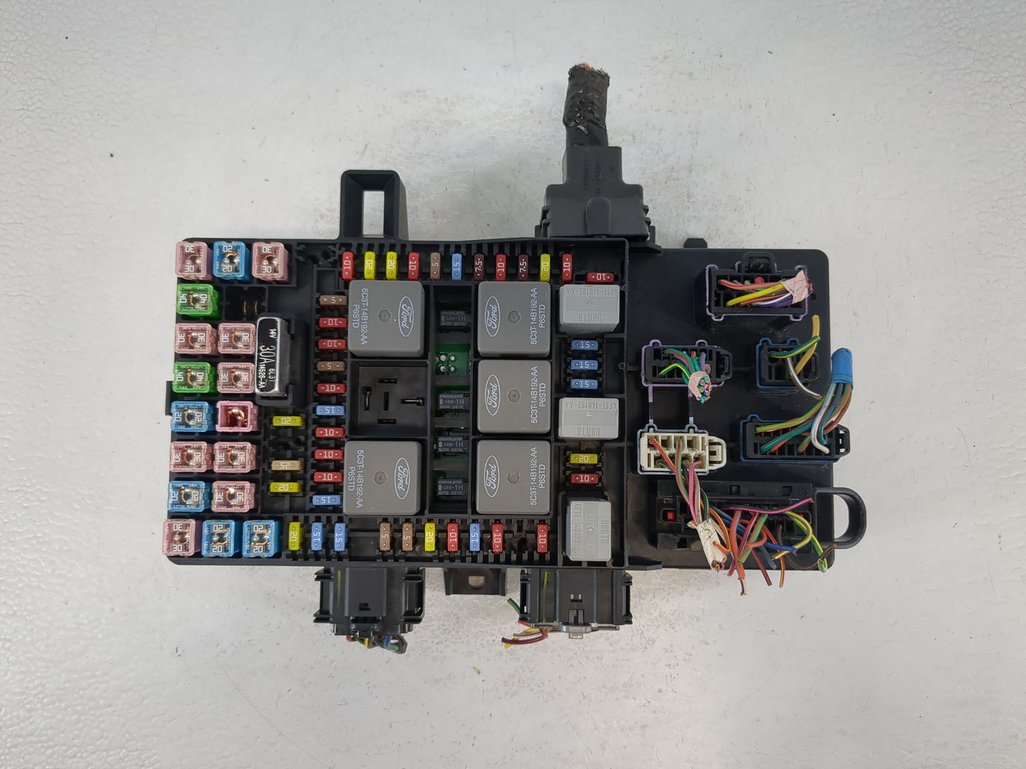 2007-2008 Ford F-150 Fusebox Fuse Box Panel Relay Module P/N:7L3T-14A067-DA Fits Fits 2007 2008 OEM Used Auto Parts - Oemuse
