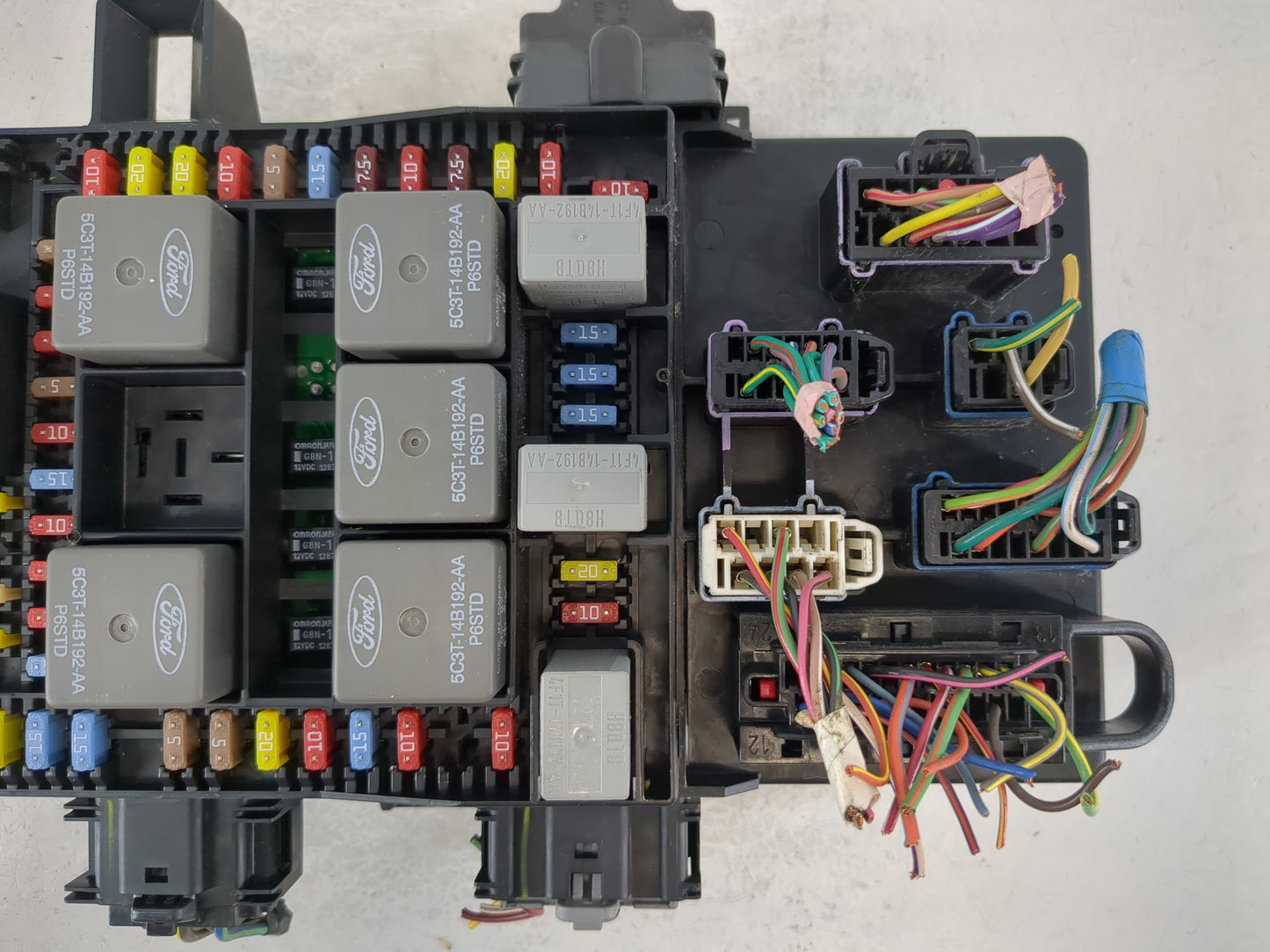 2007-2008 Ford F-150 Fusebox Fuse Box Panel Relay Module P/N:7L3T-14A067-DA Fits Fits 2007 2008 OEM Used Auto Parts - Oemuse