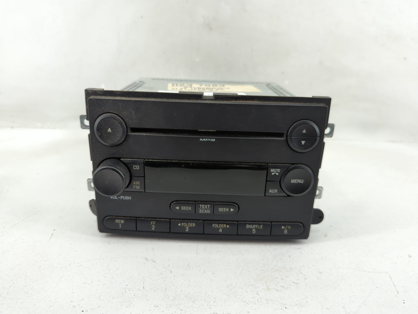2007-2008 Ford F-150 Radio AM FM Cd Player Receiver Replacement P/N:7L3T 18C869 BK Fits Fits 2007 2008 OEM Used Auto Parts -