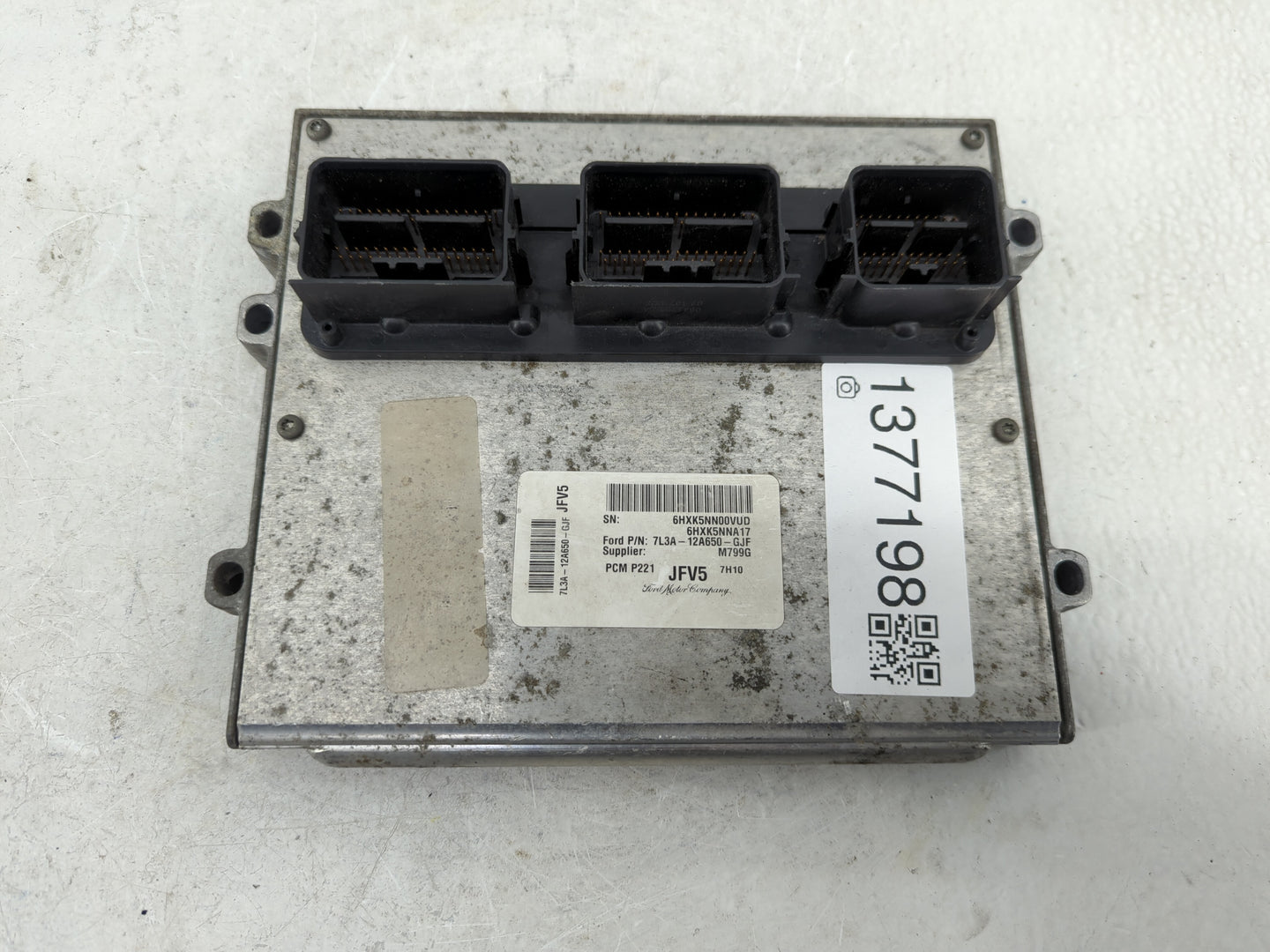 2007-2008 Ford F-150 PCM Engine Control Computer ECU ECM PCU OEM P/N:7L3A-12A650-GJF Fits Fits 2007 2008 OEM Used Auto Parts