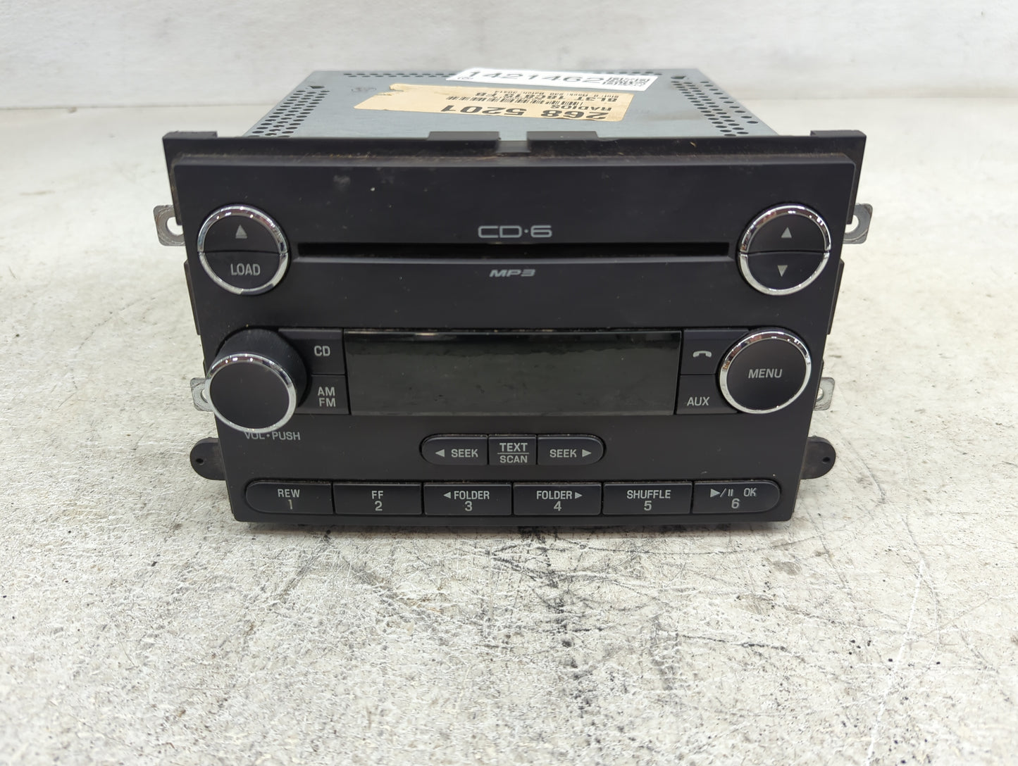 2008 Ford F-150 Radio AM FM Cd Player Receiver Replacement P/N:8L8T-18C815-FB Fits OEM Used Auto Parts - Oemusedautoparts1.c