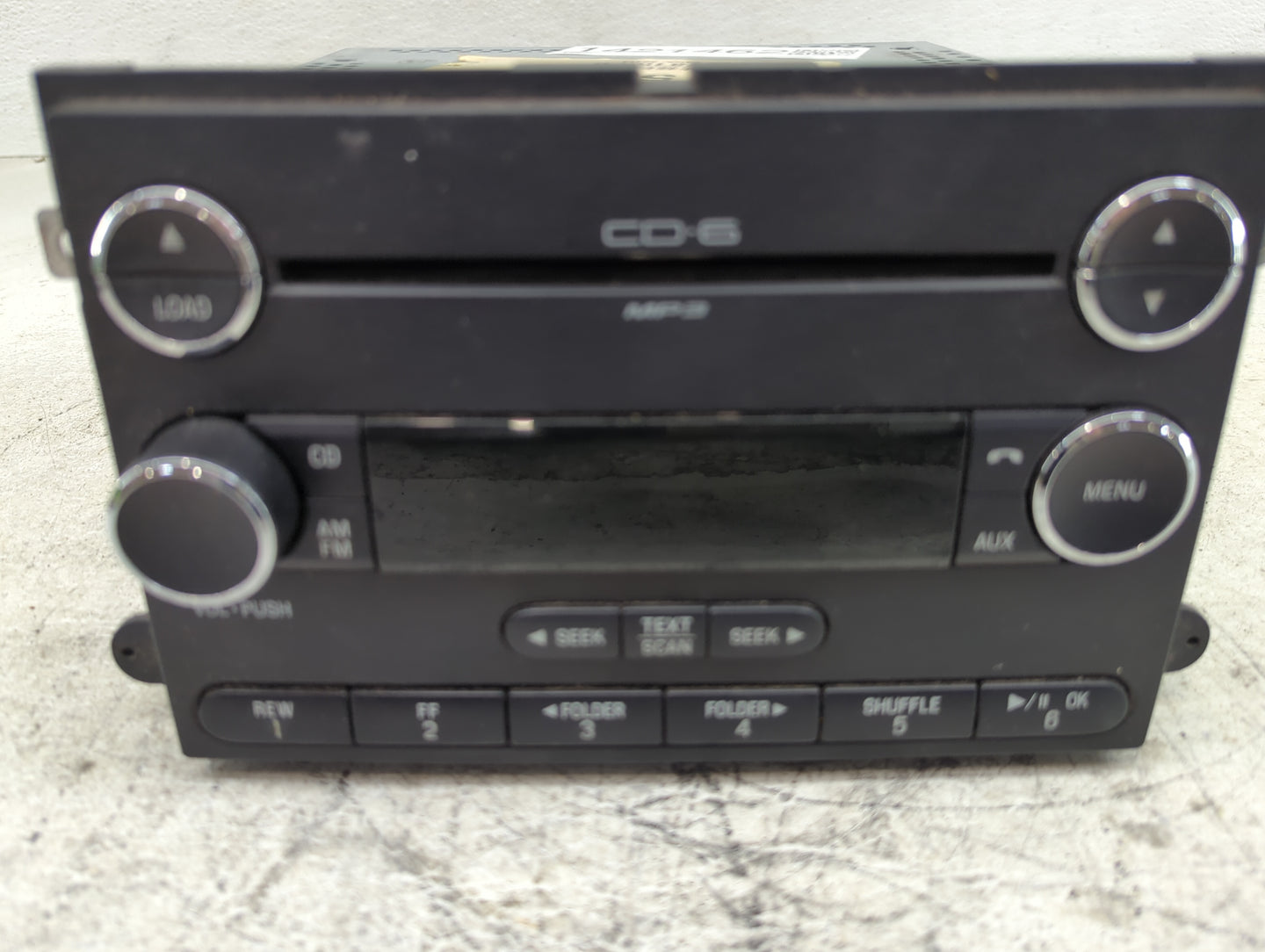 2008 Ford F-150 Radio AM FM Cd Player Receiver Replacement P/N:8L8T-18C815-FB Fits OEM Used Auto Parts - Oemusedautoparts1.c