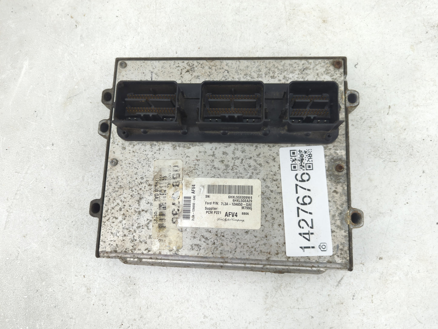 2007-2008 Ford F-150 PCM Engine Control Computer ECU ECM PCU OEM P/N:7L3A-12A650-GAE Fits Fits 2007 2008 OEM Used Auto Parts