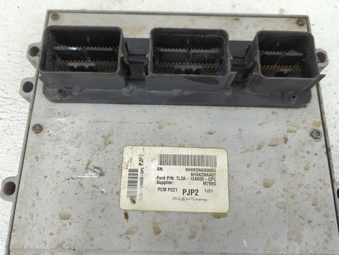 2007-2008 Ford F-150 PCM Engine Control Computer ECU ECM PCU OEM P/N:7L3A-12A650-GPC 6HXK2NA00N0D, 6HXK2NAA07 Fits Fits 2007