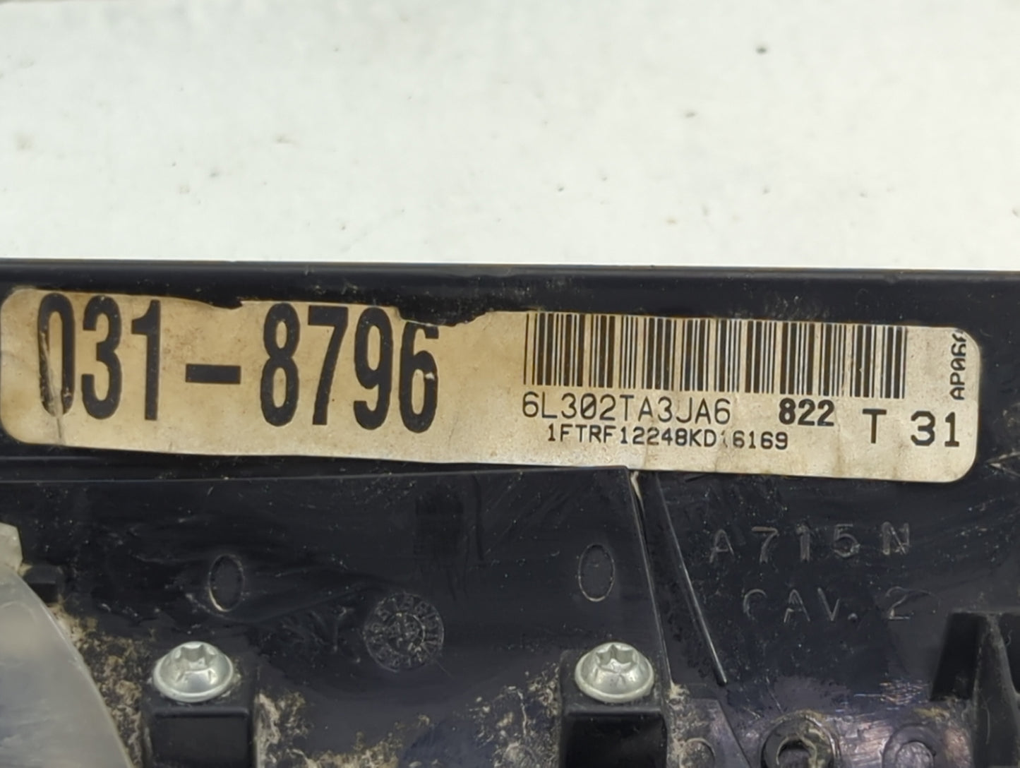 2004-2008 Ford F-150 Climate Control Module Temperature AC/Heater Replacement P/N:6L302TA3JA6 Fits Fits 2004 2005 2006 2007 