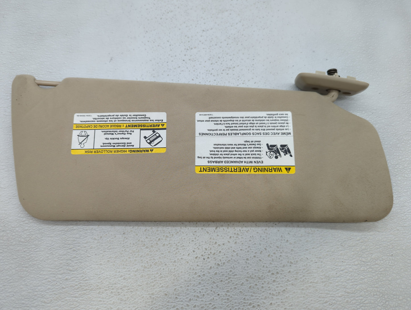 2004-2008 Ford F-150 Sun Visor Shade Replacement Passenger Right Mirror Fits Fits 2004 2005 2006 2007 2008 OEM Used Auto Par