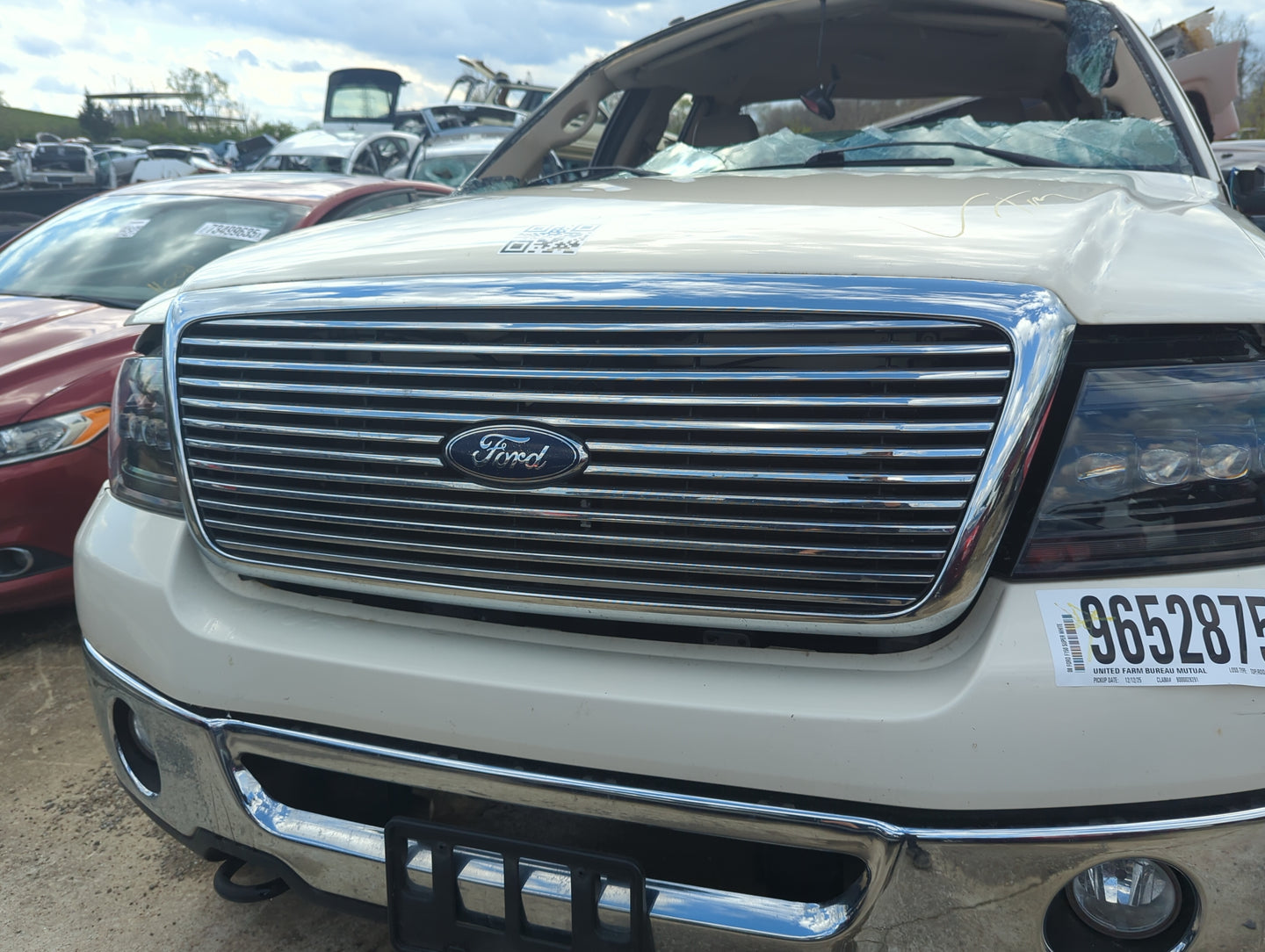 2005-2008 Ford F-150 Front Grille Bumper Not Included 5024148 - Oemusedautoparts1.com