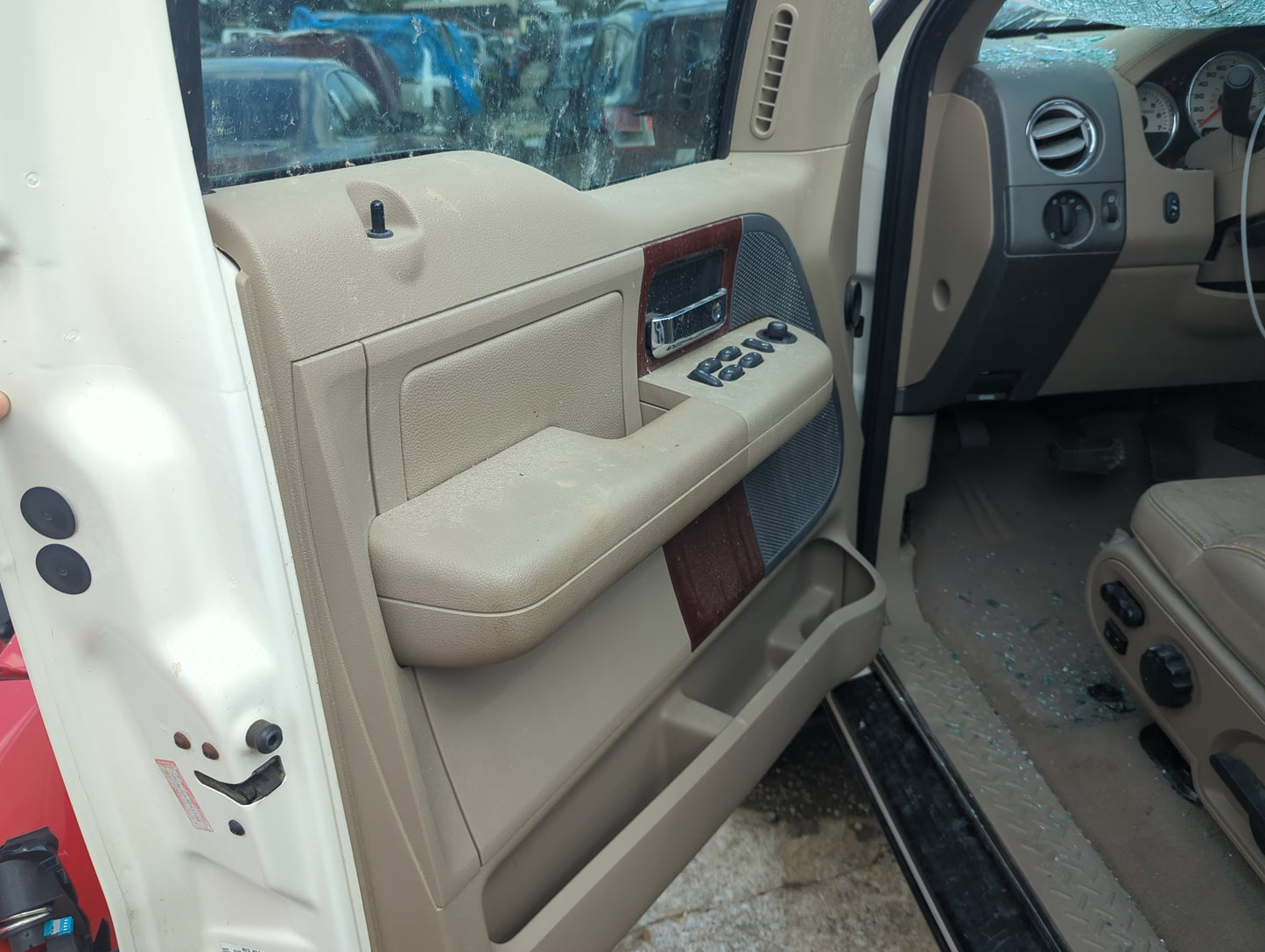 2008 Ford F-150 Front Left Driver Interior Door Panel Trim 5024218 - Oemusedautoparts1.com