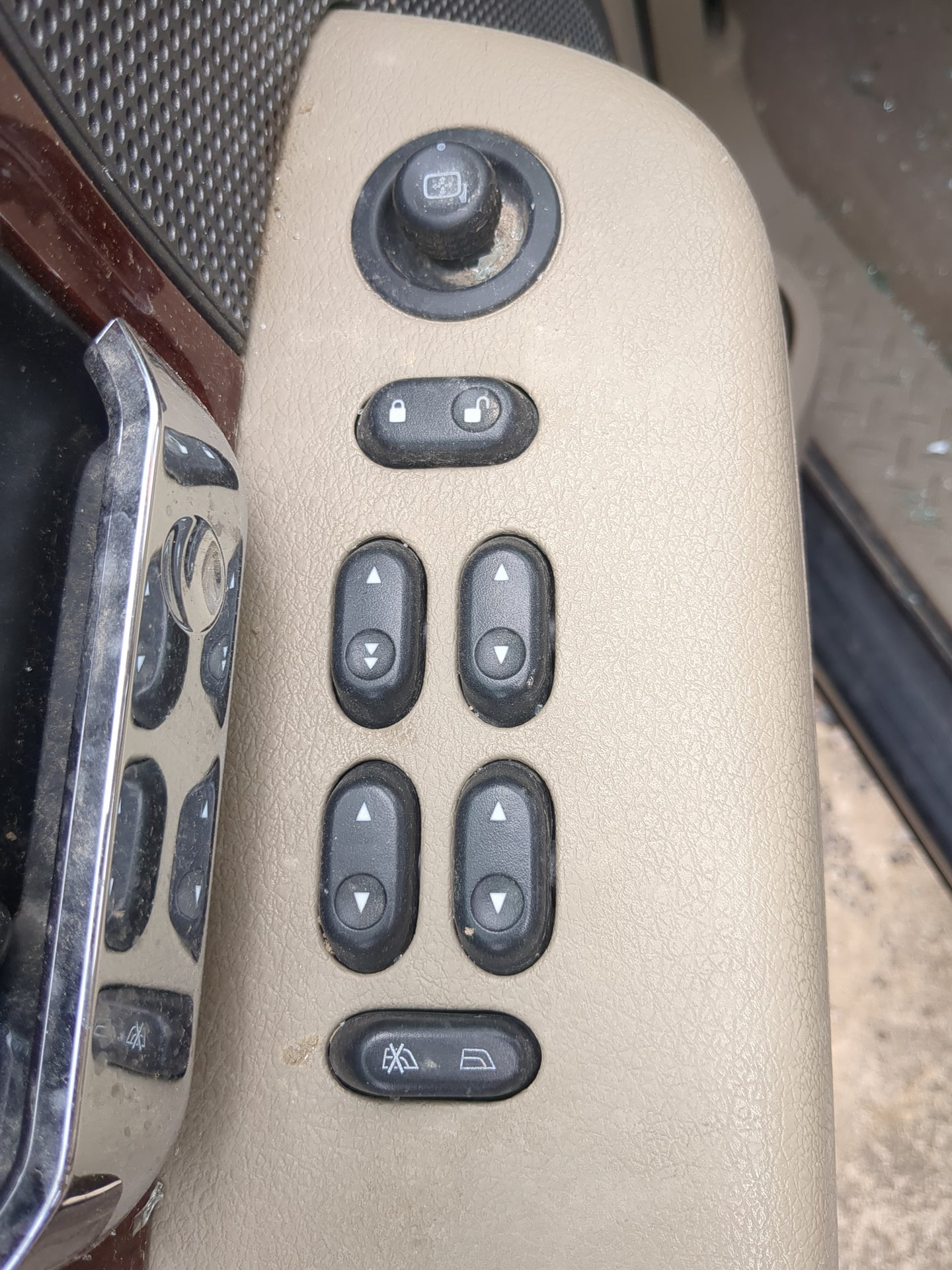 2005-2014 Ford F-150 Master Power Window Switch Replacement Driver Side Left Fits OEM Used Auto Parts - Oemusedautoparts1.co