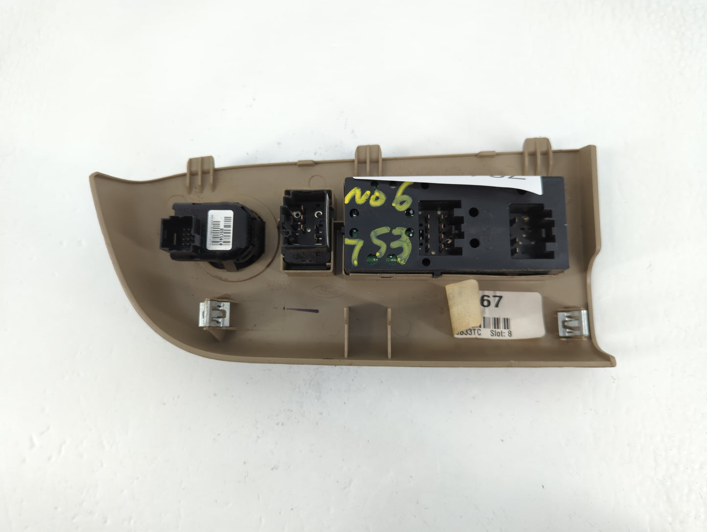 2004-2008 Ford F-150 Master Power Window Switch Replacement Driver Side Left P/N:7L3T-17B676-AA3JA6 Fits OEM Used Auto Parts