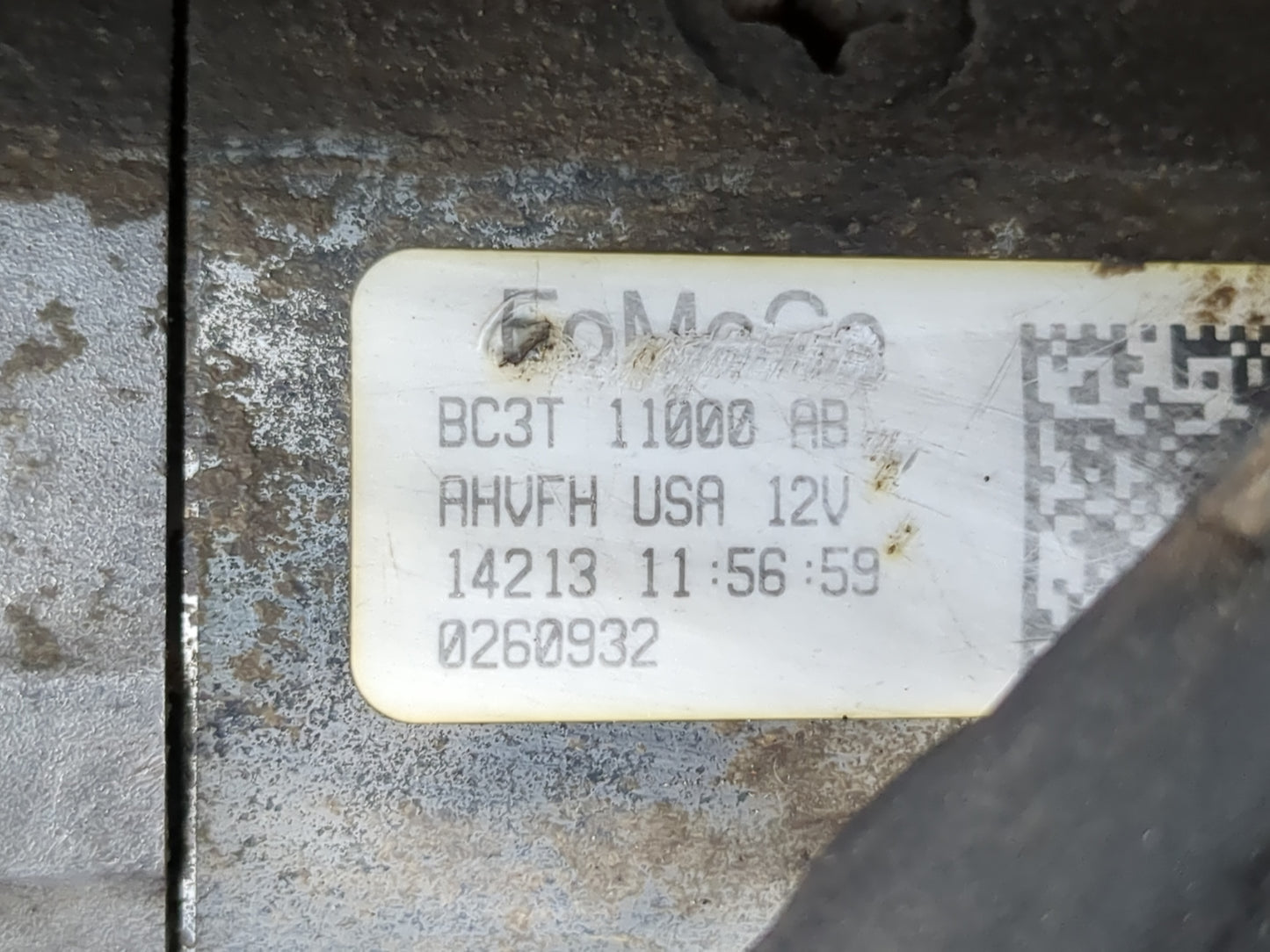 2009-2010 Ford F-250 Car Starter Motor Solenoid OEM P/N:BC3T 11000 AB Fits OEM Used Auto Parts - Oemusedautoparts1.com