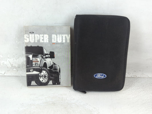 2008 Ford F-250 Super Duty Owners Manual Book Guide P/N:8C3J-19A321-AA OEM Used Auto Parts - Oemusedautoparts1.com