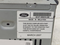 2008-2009 Ford F-350 Super Duty Radio AM FM Cd Player Receiver Replacement P/N:8C3T-18K810-AB Fits Fits 2008 2009 OEM Used A