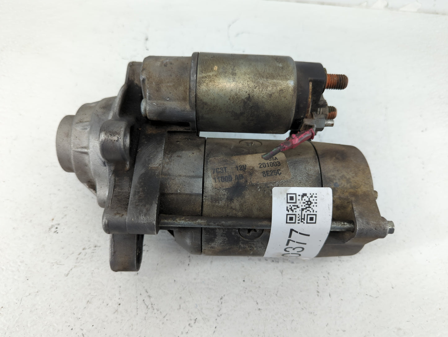 2008 Ford F-450 Super Duty Car Starter Motor Solenoid OEM P/N:11000 AB 8E25C 7C3T-12V 201003 Fits OEM Used Auto Parts - Oemu