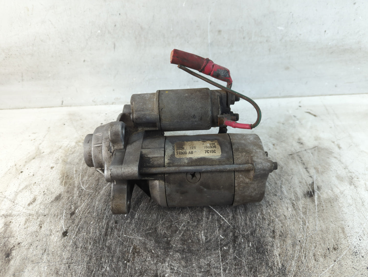 2008 Ford F-450 Super Duty Car Starter Motor Solenoid OEM P/N:166936 11900 AB 7C15C, 7C3T 12V Fits OEM Used Auto Parts - Oem
