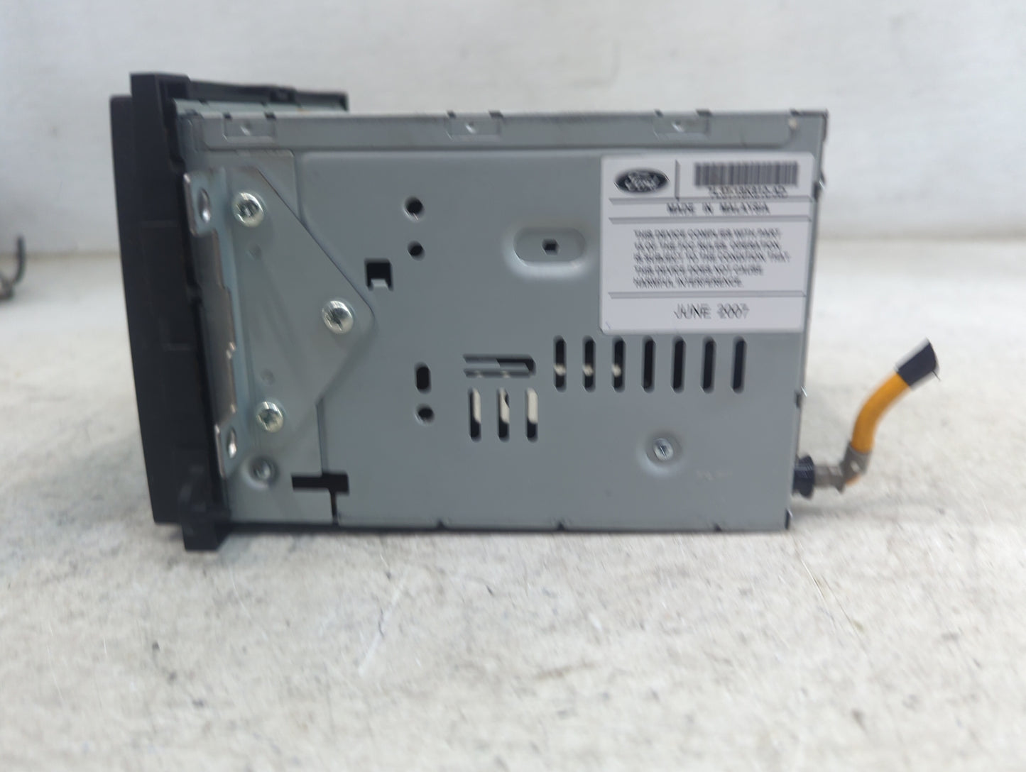 2008 Ford F150 Radio AM FM Cd Player Receiver Replacement P/N:7L3T-18C869-BD 7L3T-18K810-AD, 2353007 Fits Fits 2007 OEM Used