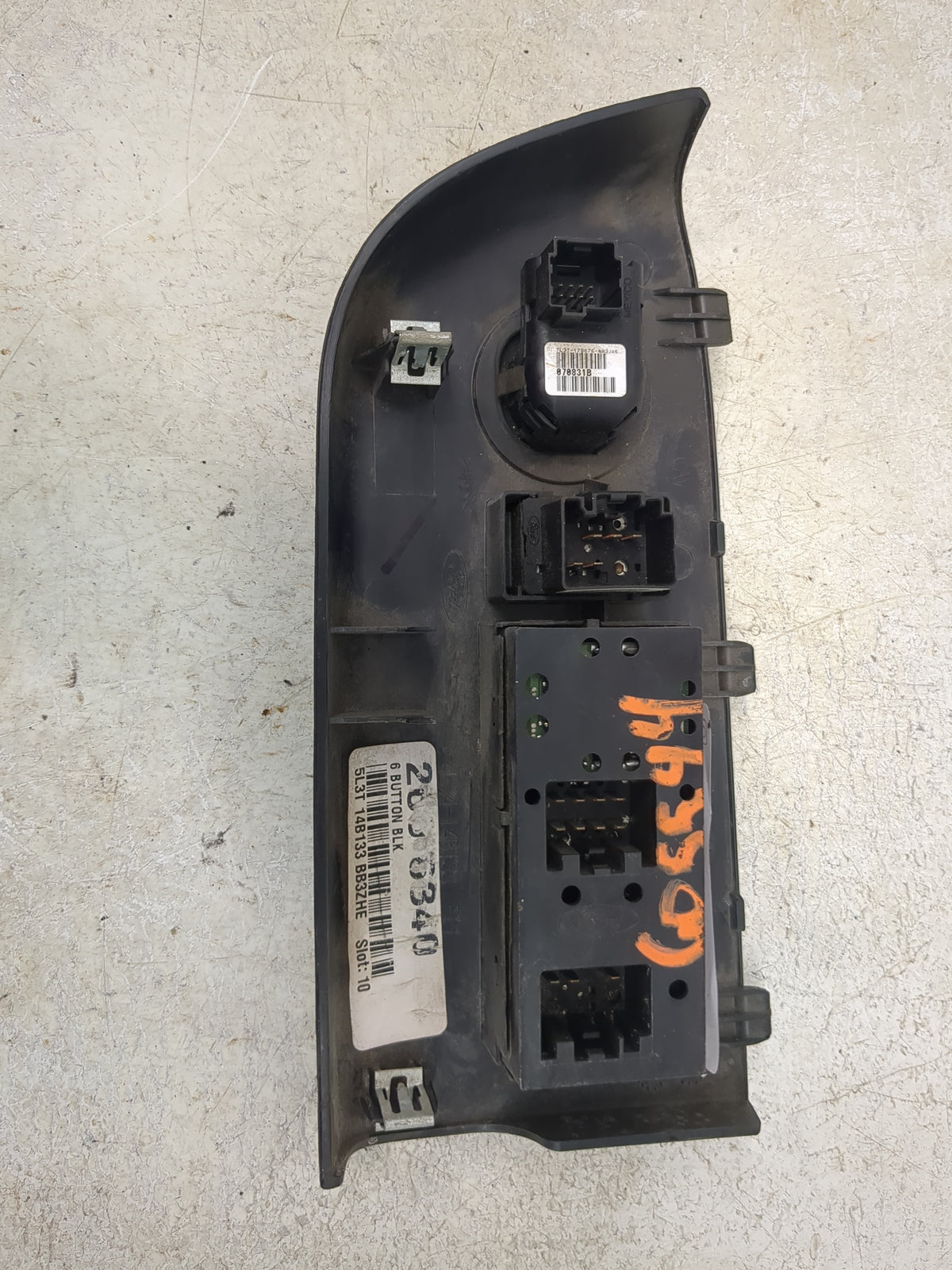 2008 Ford F150 Master Power Window Switch Replacement Driver Side Left P/N:5L3T 14B133 BB3ZHE 4L34-14B133-RH Fits OEM Used A