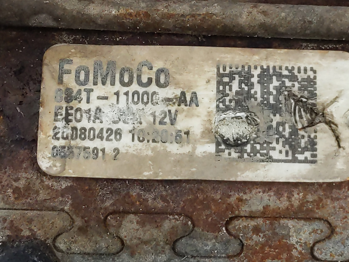 2003-2012 Ford Focus Car Starter Motor Solenoid OEM P/N:8S4T-11000-AA Fits OEM Used Auto Parts - Oemusedautoparts1.com
