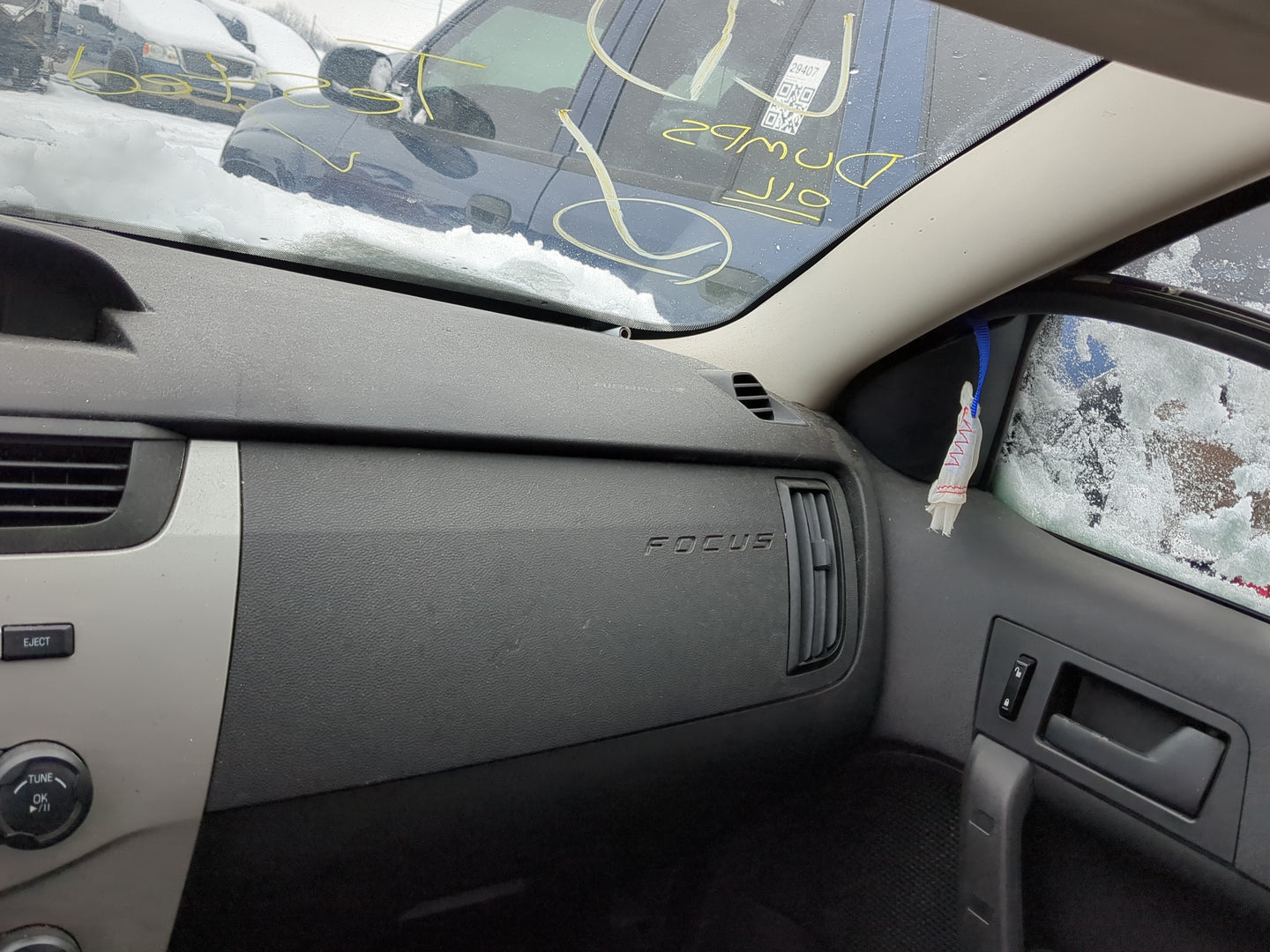 2008-2011 Ford Focus Air Bag Passenger Right Dashboard OEM Fits Fits 2008 2009 2010 2011 OEM Used Auto Parts - Oemusedautopa