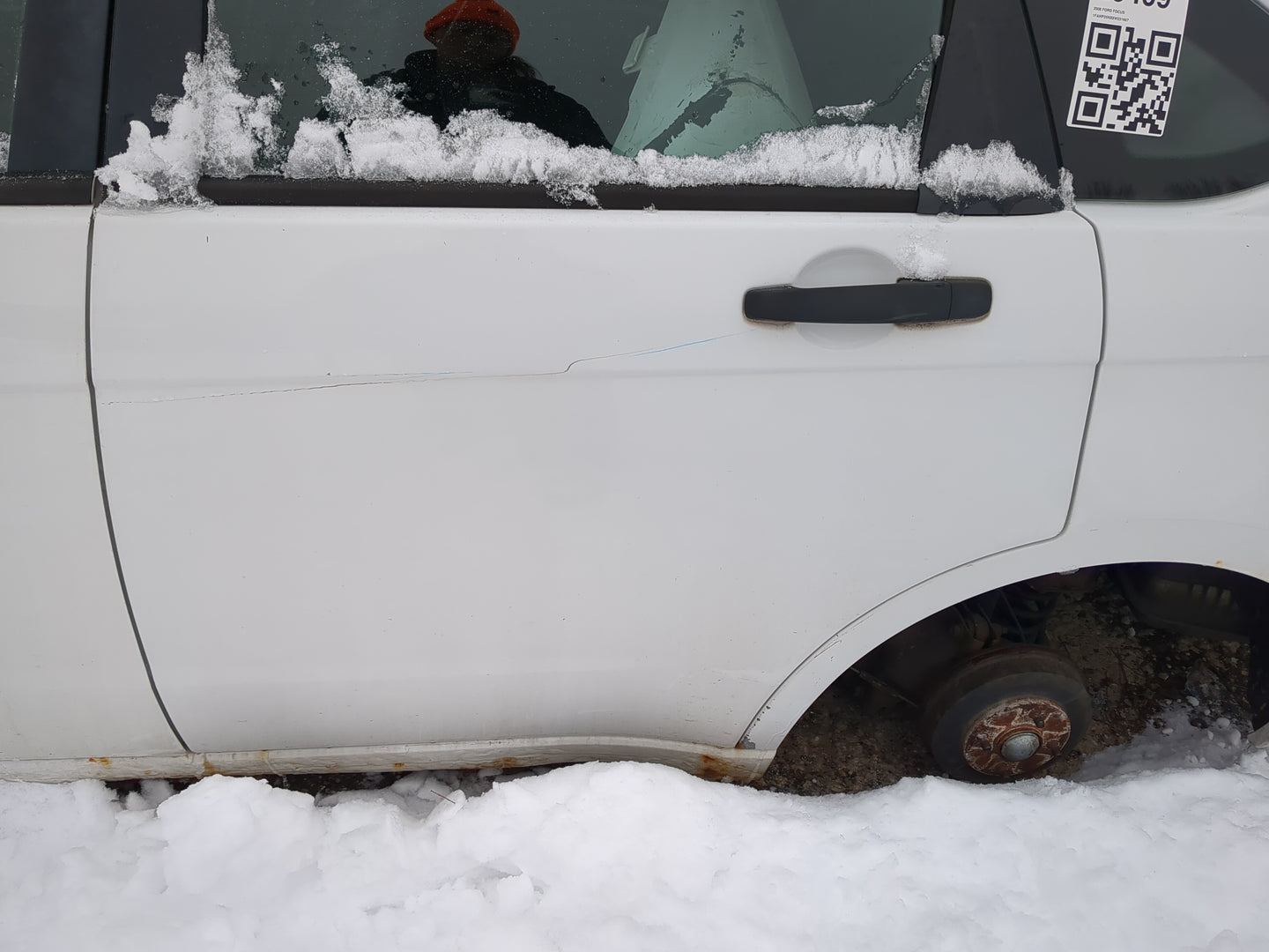 2008-2011 Ford Focus Driver Rear Door Oem 1260213 - Oemusedautoparts1.com