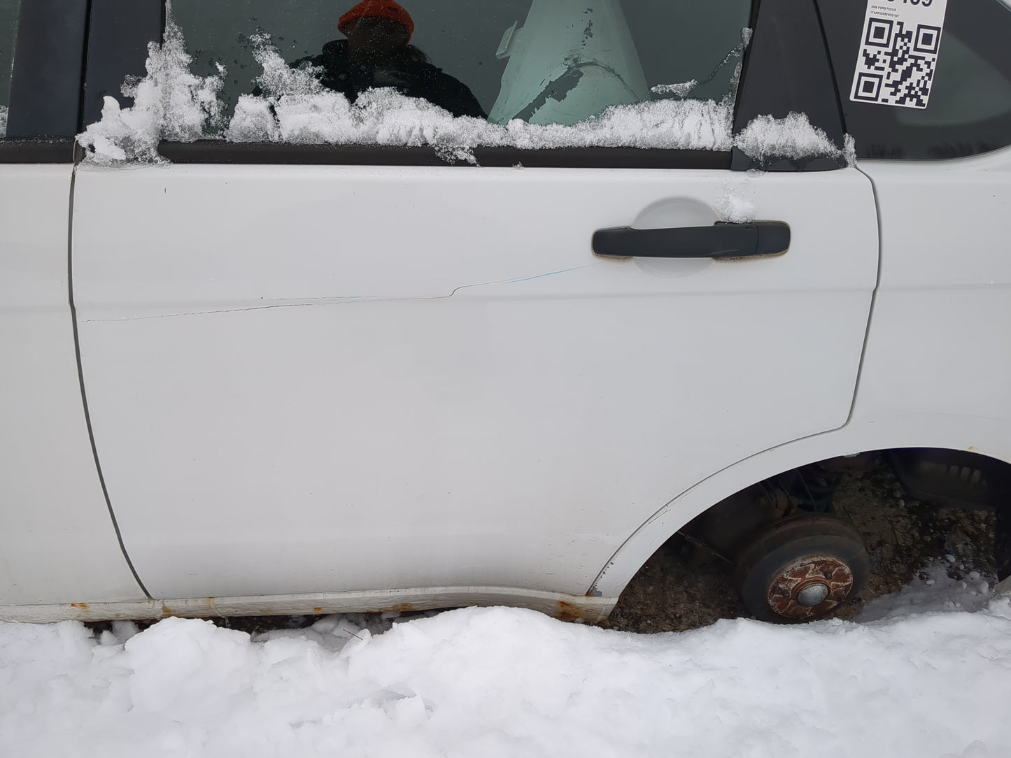 2008-2011 Ford Focus Driver Rear Door Oem 1260213 - Oemusedautoparts1.com