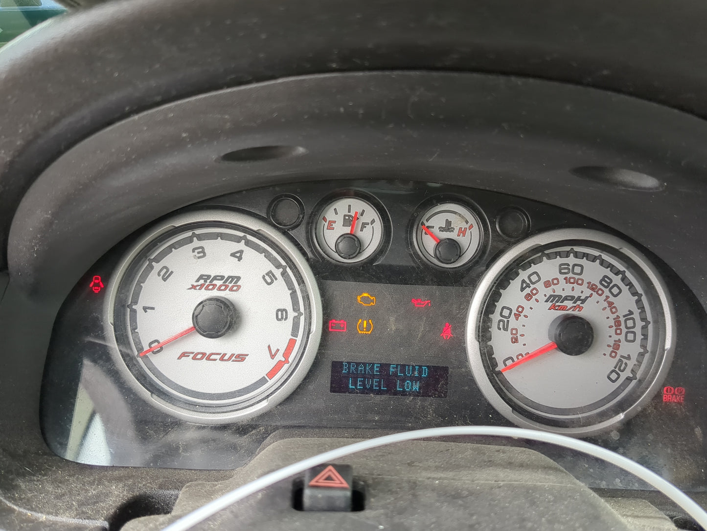 2008 Ford Focus Instrument Cluster Speedometer Gauges Miles:230K Fits OEM Used Auto Parts - Oemusedautoparts1.com