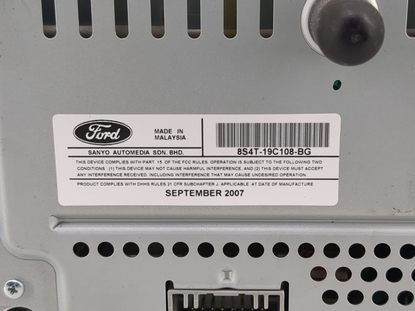 2008 Ford Focus Radio AM FM Cd Player Receiver Replacement P/N:8S4T-19C108-BG Fits OEM Used Auto Parts - Oemusedautoparts1.c