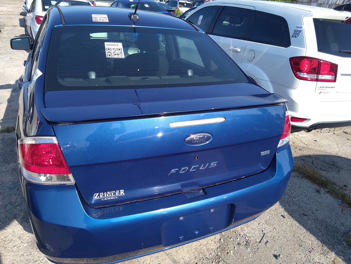 2008-2009 Ford Focus Trunk/decklid/hatch/tailgate Oem 5041384 - Oemusedautoparts1.com
