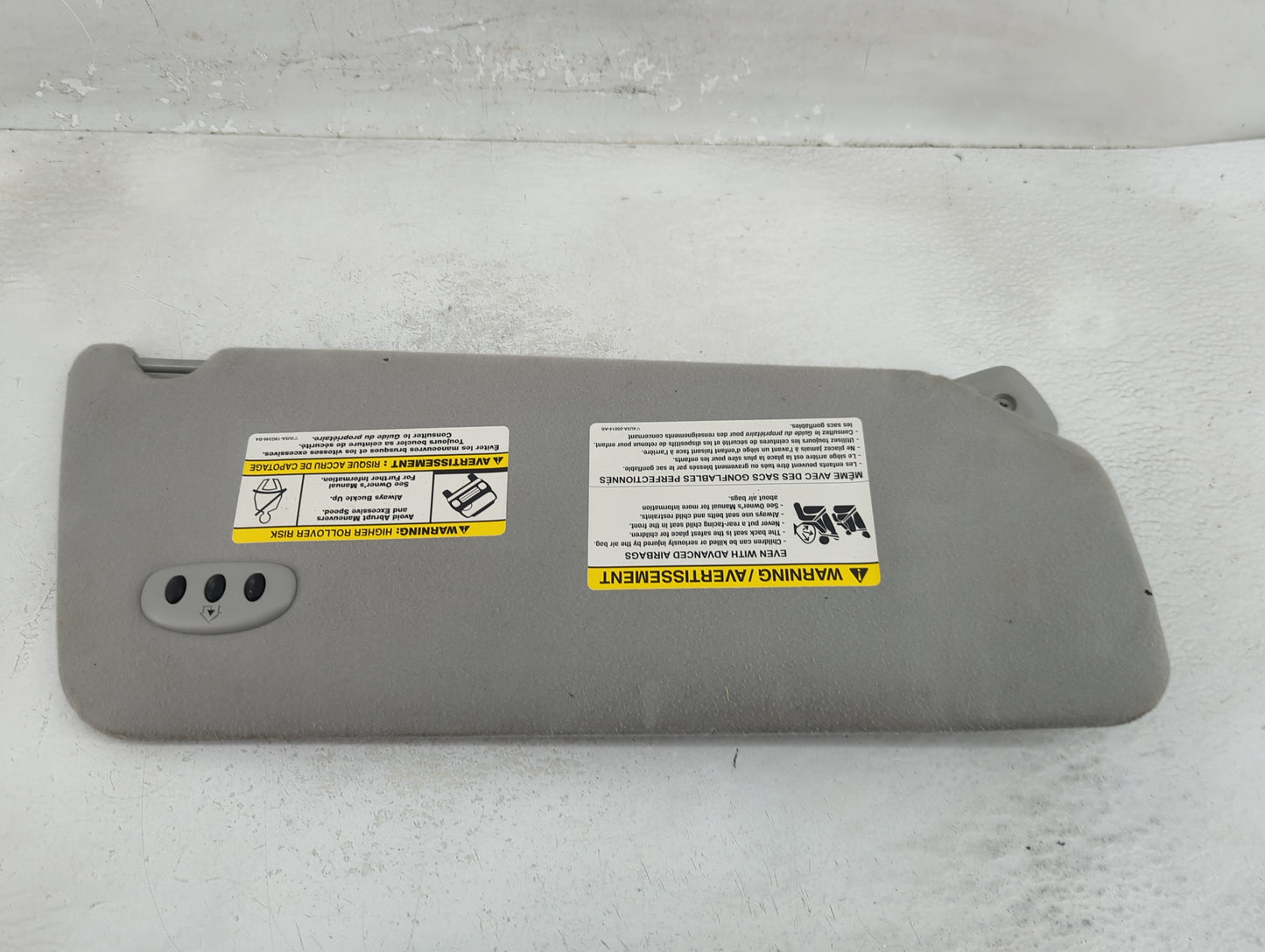 2008 Ford Ford F150 Pickup Sun Visor Shade Replacement Driver Left Mirror Fits Fits 2004 2005 2006 2007 OEM Used Auto Parts 