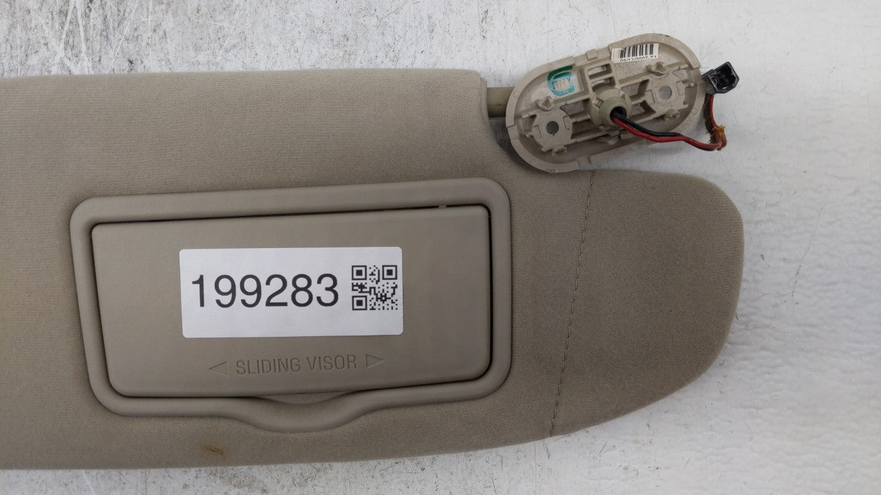 2006-2009 Ford Fusion Sun Visor Shade Replacement Passenger Right Mirror Fits Fits 2006 2007 2008 2009 OEM Used Auto Parts -