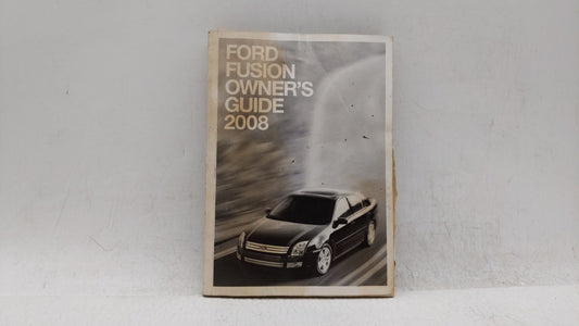 2008 Ford Fusion Owners Manual Book Guide OEM Used Auto Parts - Oemusedautoparts1.com