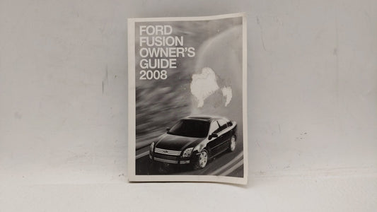 2008 Ford Fusion Owners Manual Book Guide OEM Used Auto Parts - Oemusedautoparts1.com