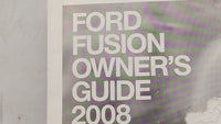 2008 Ford Fusion Owners Manual Book Guide OEM Used Auto Parts - Oemusedautoparts1.com