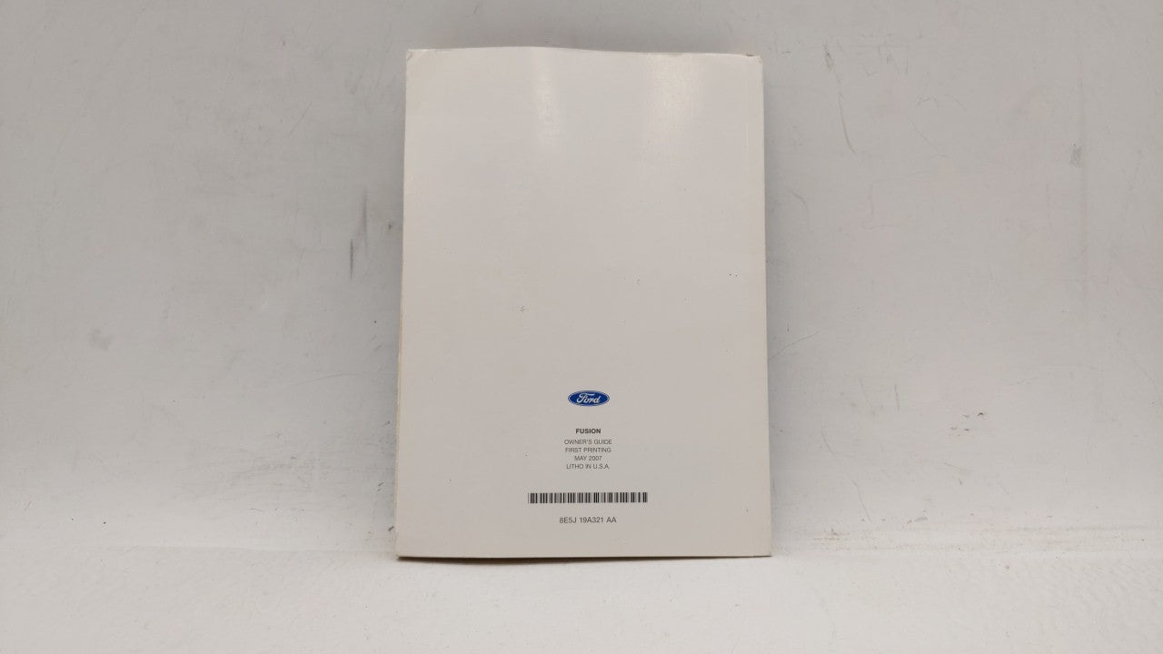 2008 Ford Fusion Owners Manual Book Guide OEM Used Auto Parts - Oemusedautoparts1.com