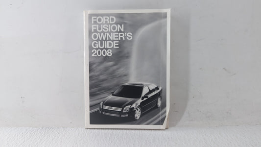 2008 Ford Fusion Owners Manual Book Guide OEM Used Auto Parts - Oemusedautoparts1.com