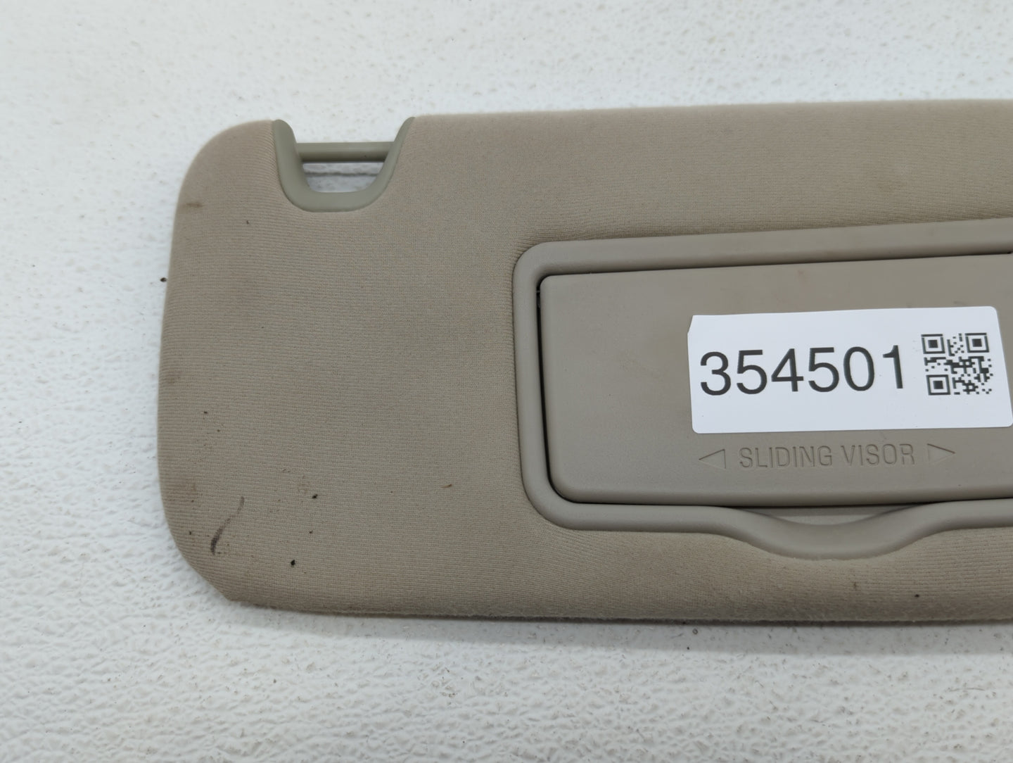 2006-2009 Ford Fusion Sun Visor Shade Replacement Passenger Right Mirror Fits Fits 2006 2007 2008 2009 OEM Used Auto Parts -