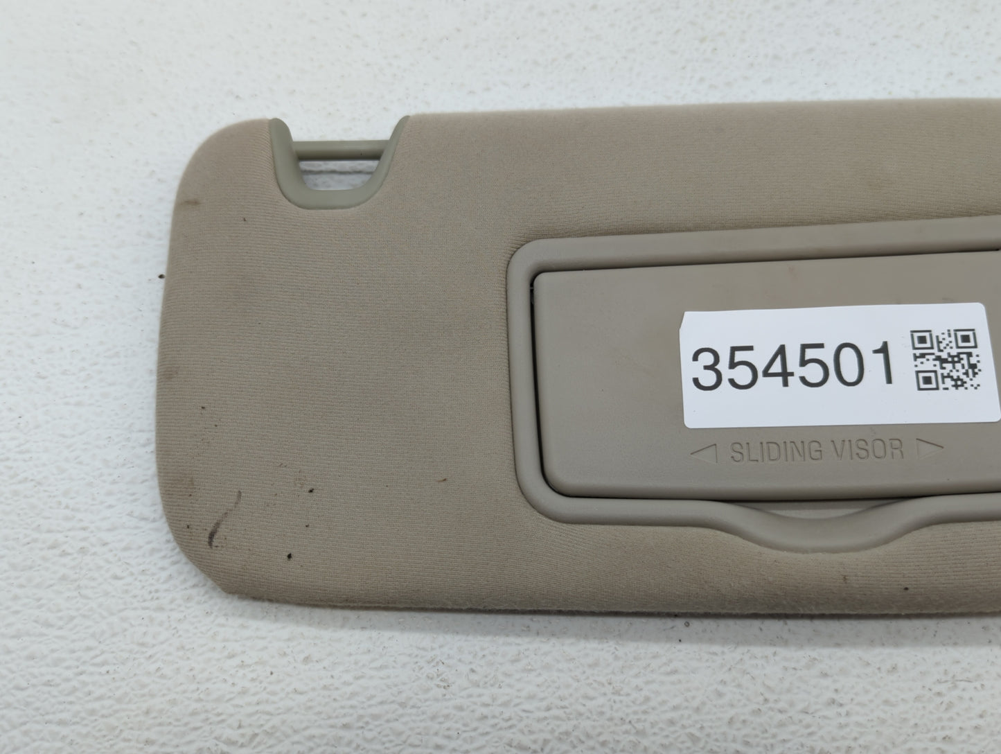 2006-2009 Ford Fusion Sun Visor Shade Replacement Passenger Right Mirror Fits Fits 2006 2007 2008 2009 OEM Used Auto Parts -