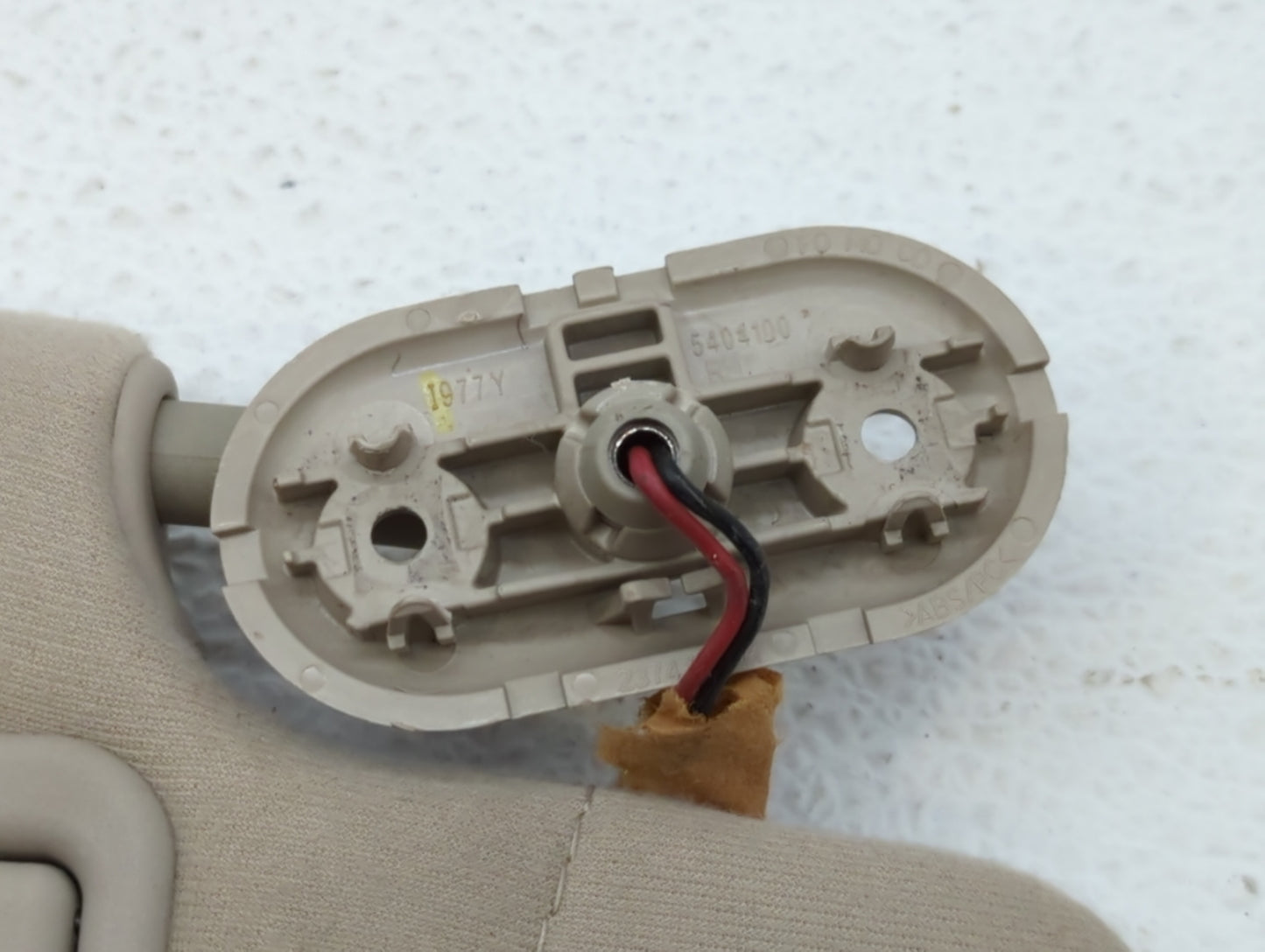 2006-2009 Ford Fusion Sun Visor Shade Replacement Passenger Right Mirror Fits Fits 2006 2007 2008 2009 OEM Used Auto Parts -