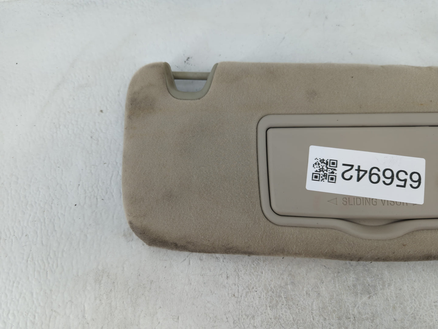 2006-2009 Ford Fusion Sun Visor Shade Replacement Passenger Right Mirror Fits Fits 2006 2007 2008 2009 OEM Used Auto Parts -