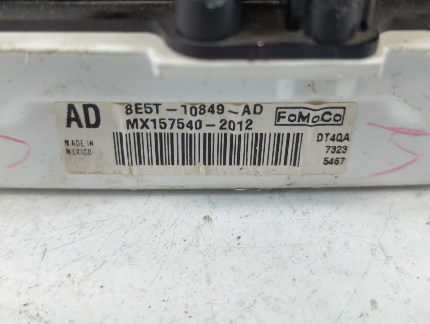 2008-2009 Ford Fusion Instrument Cluster Speedometer Gauges P/N:MX157540-2012 8E5T-10849-AD Fits Fits 2008 2009 OEM Used Aut
