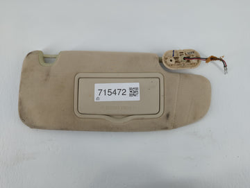 2006-2009 Ford Fusion Sun Visor Shade Replacement Passenger Right Mirror Fits Fits 2006 2007 2008 2009 OEM Used Auto Parts
