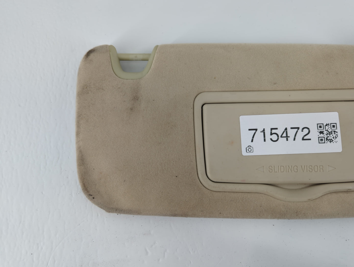 2006-2009 Ford Fusion Sun Visor Shade Replacement Passenger Right Mirror Fits Fits 2006 2007 2008 2009 OEM Used Auto Parts -