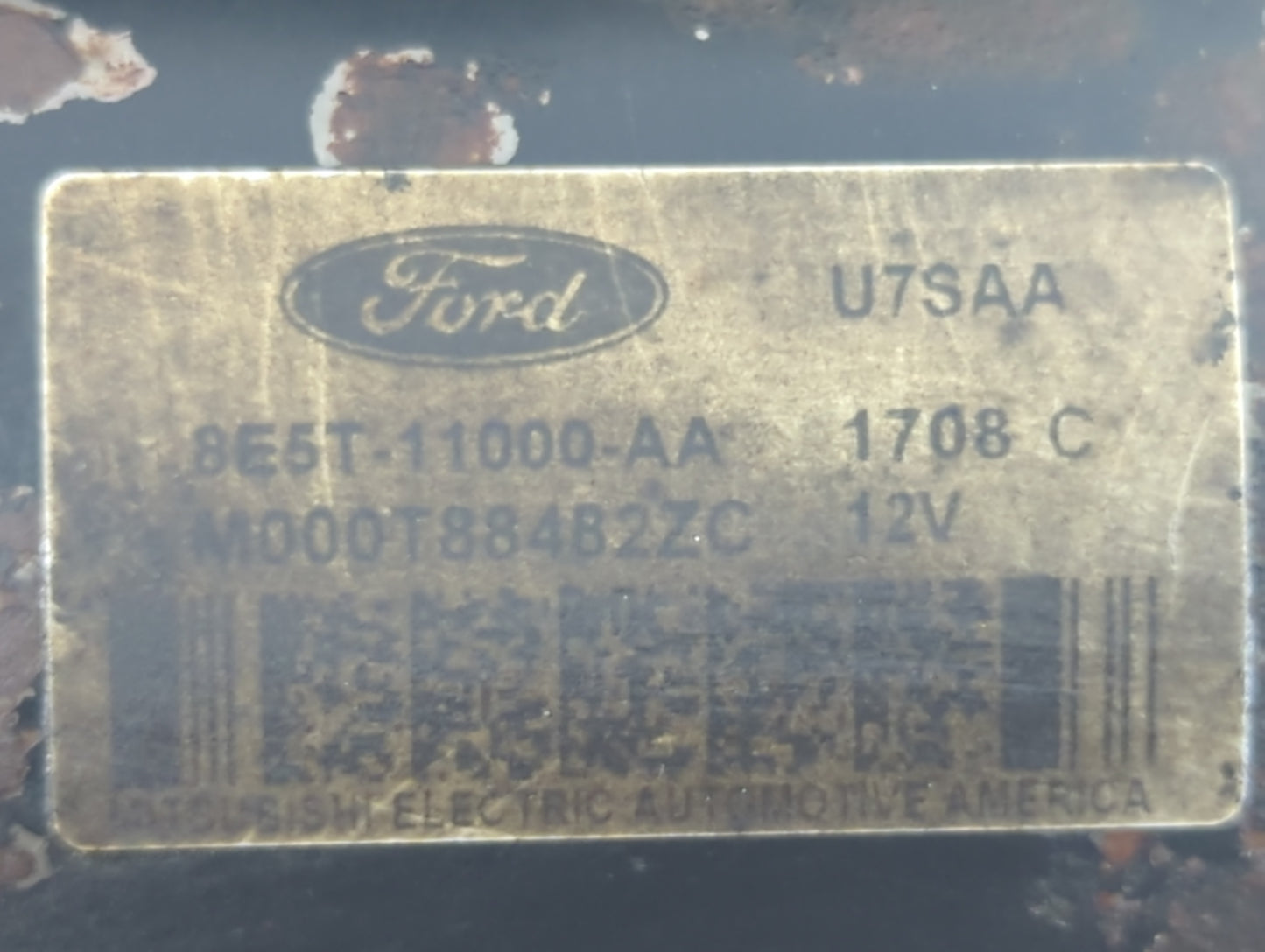 2006-2010 Ford Fusion Car Starter Motor Solenoid OEM P/N:BE5T-11000-AA Fits Fits 2006 2007 2008 2009 2010 OEM Used Auto Part