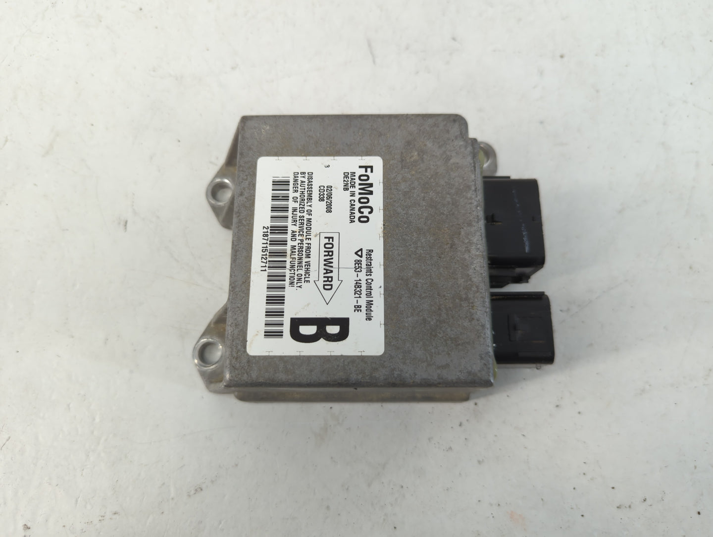 2007-2008 Ford Fusion Chassis Control Module Ccm Bcm Body Control - Oemusedautoparts1.com
